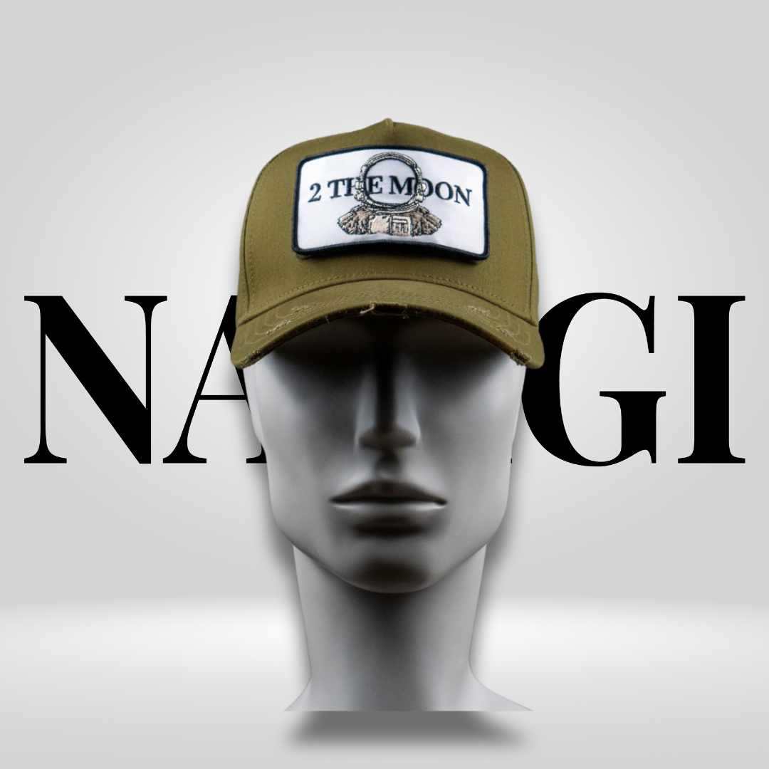Baseball Cap Army Green mit wandelbarem Patch