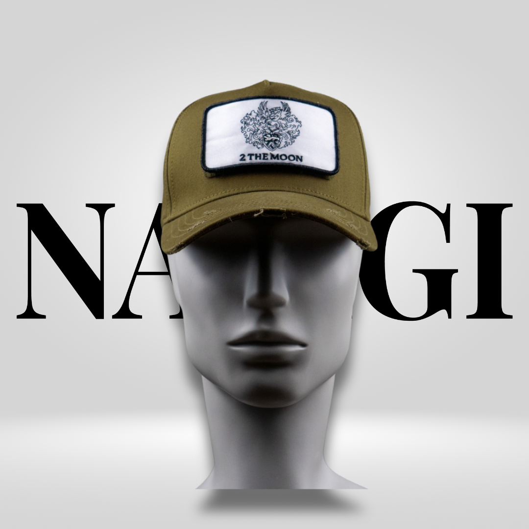 Baseball Cap Army Green mit wandelbarem Patch