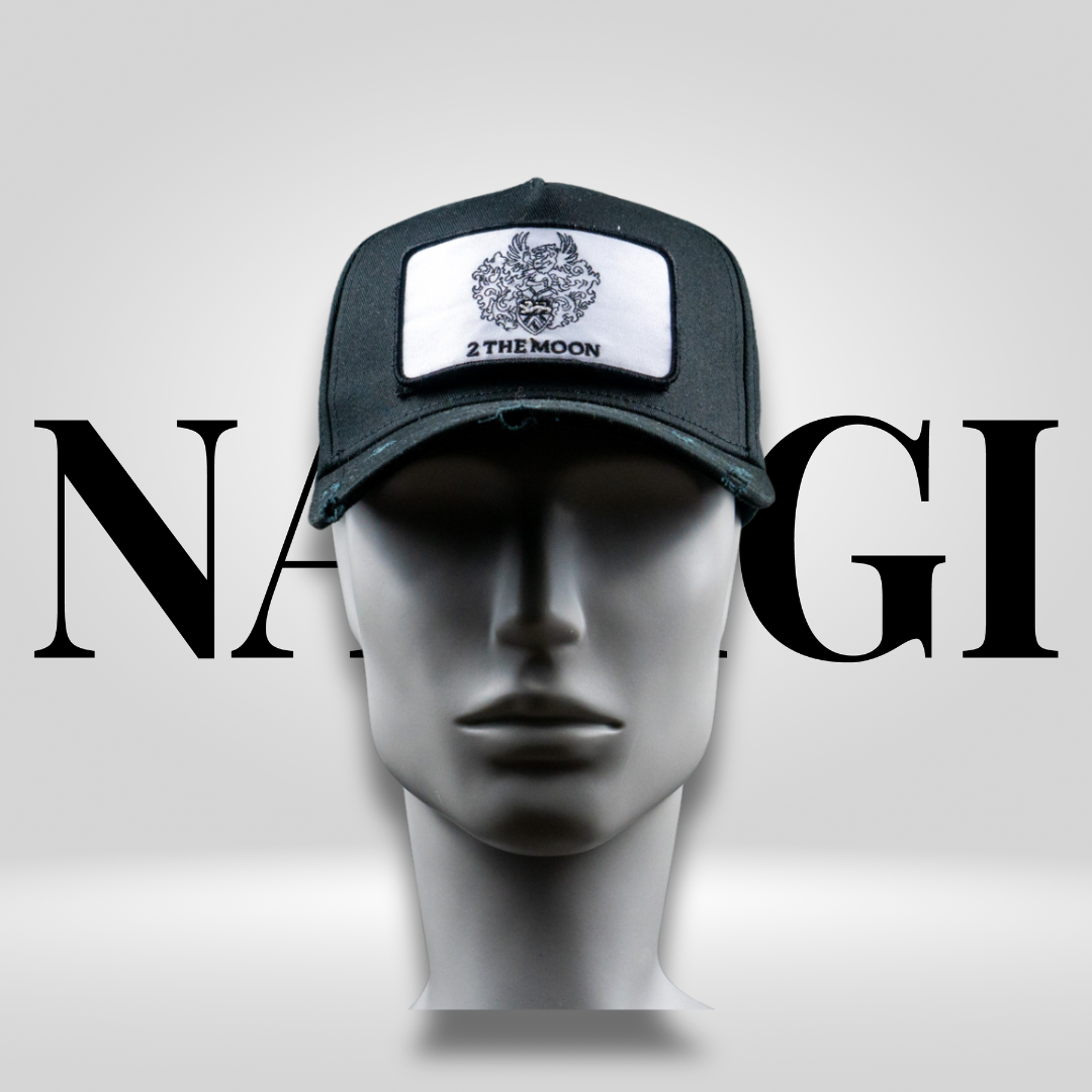 Baseball Cap Black mit wandelbarem Patch