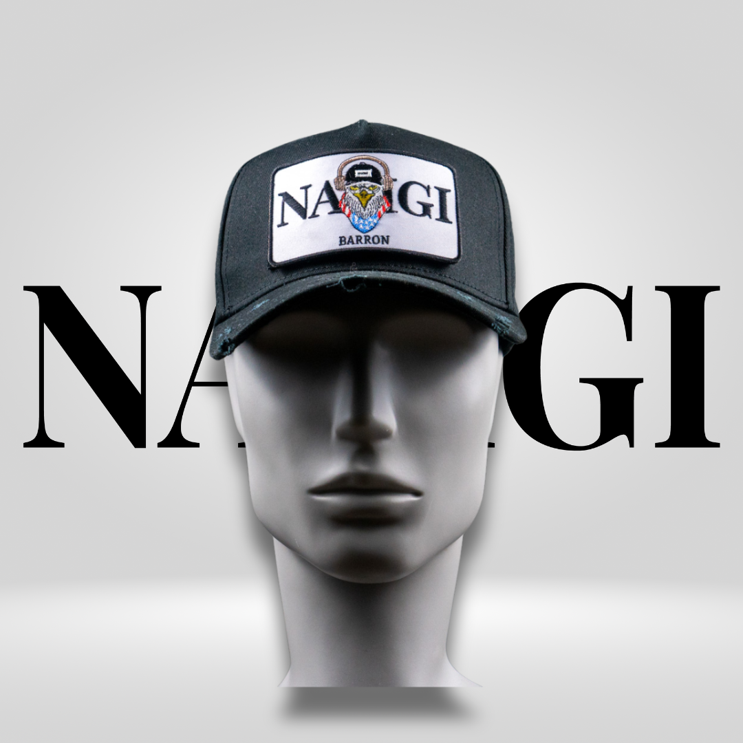 Baseball Cap Black mit wandelbarem Patch