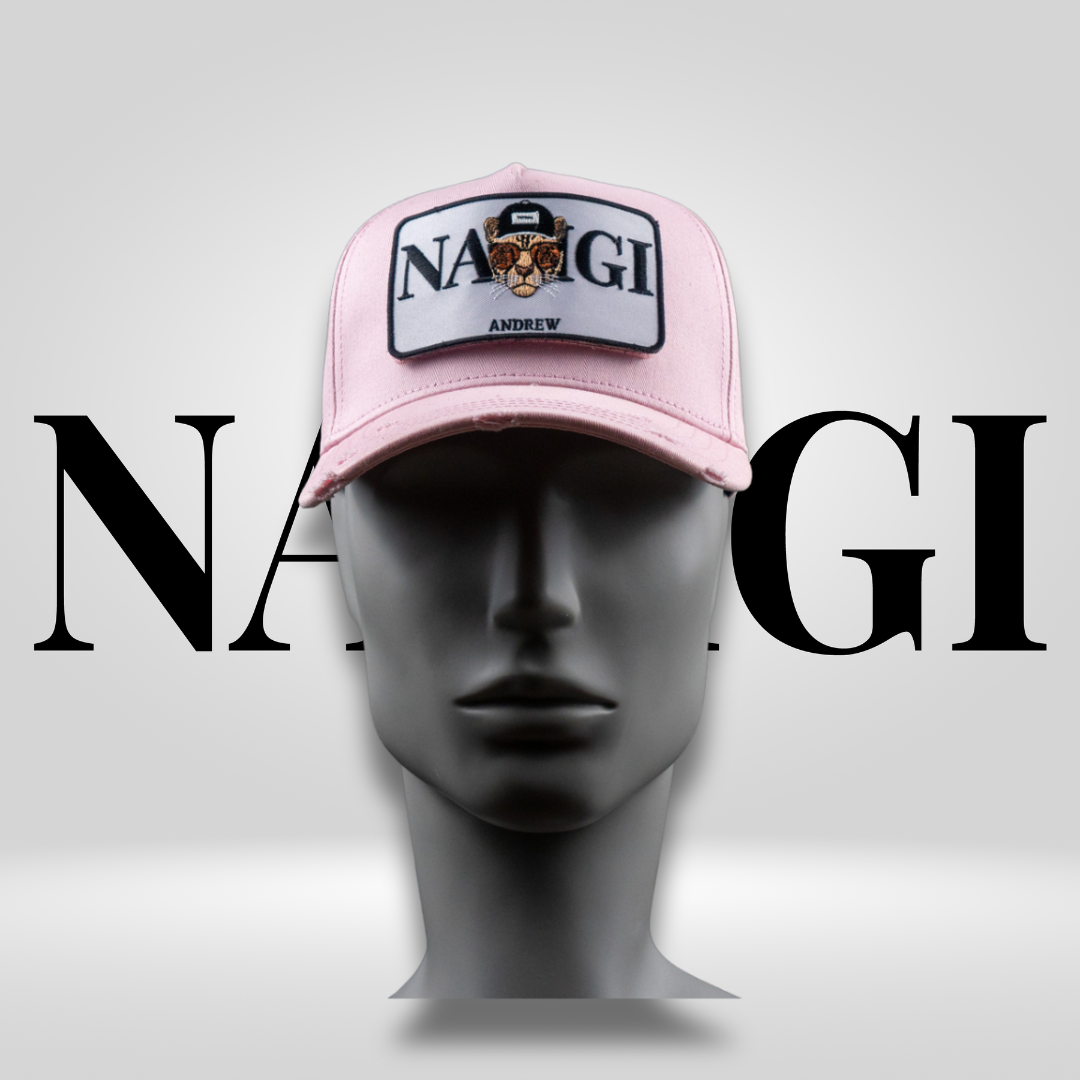Trucker Cap Pink mit wandelbarem Patch