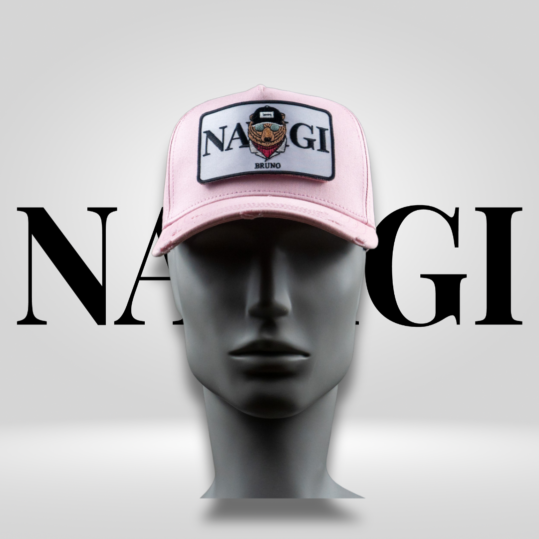 Trucker Cap Pink mit wandelbarem Patch