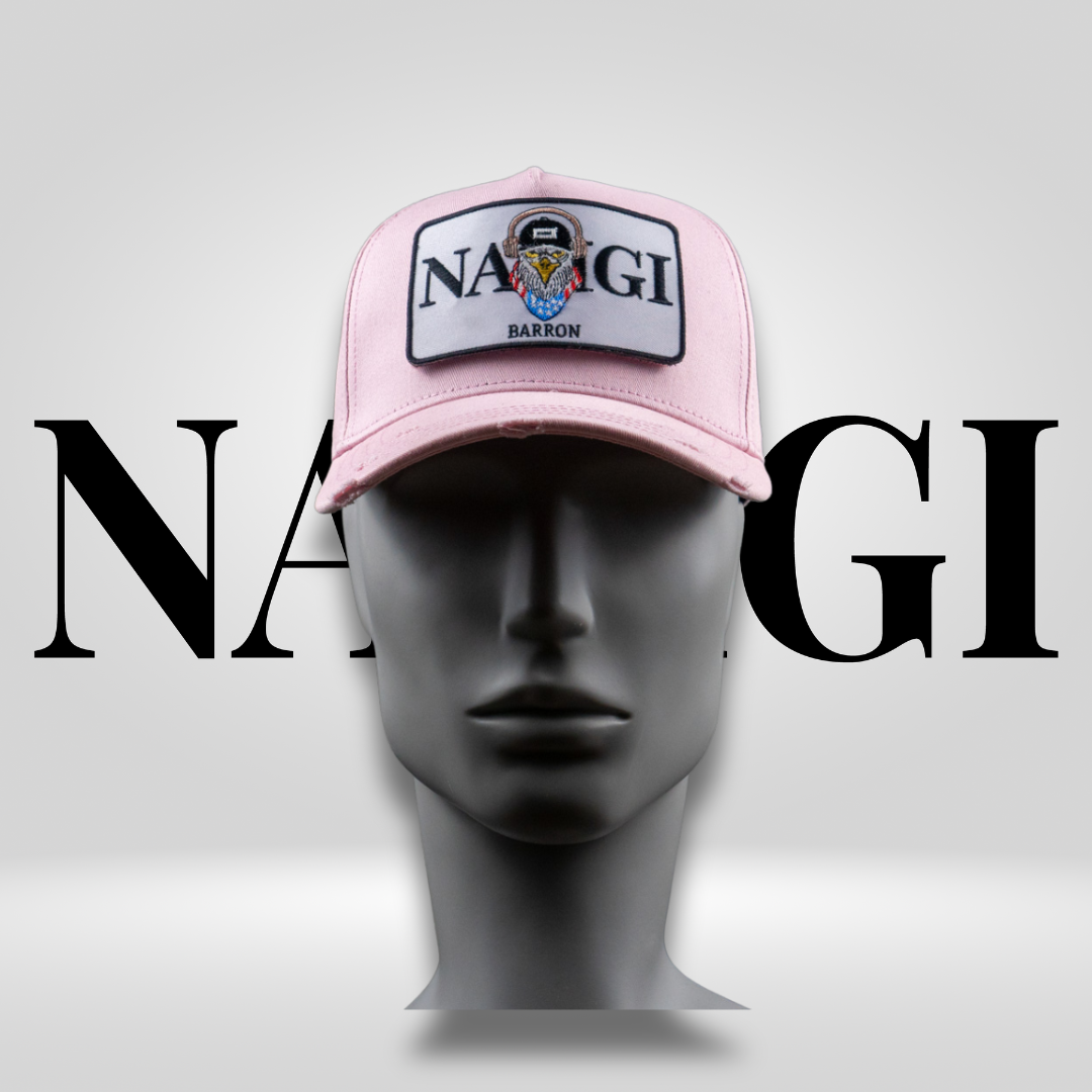 Trucker Cap Pink mit wandelbarem Patch