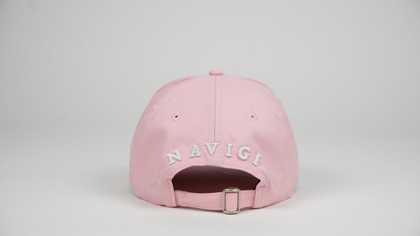 Baseball Cap Pink mit Patch Schmalzlocke