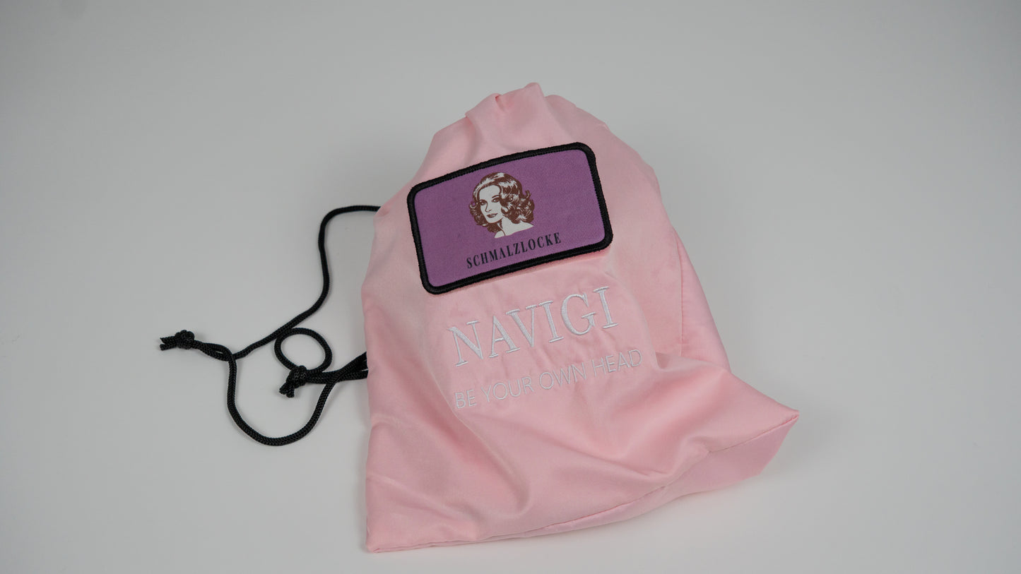 Trucker Cap Pink mit Patch Schmalzlocke