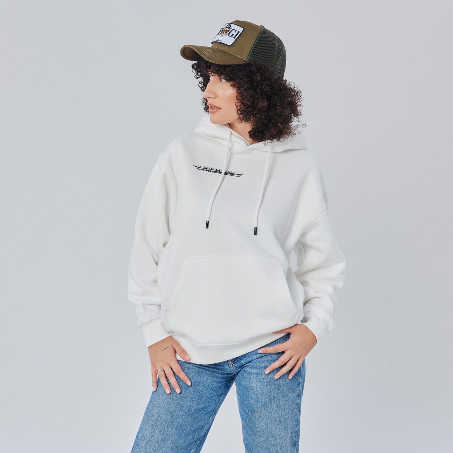 Trucker Cap Army Green mit wandelbarem Patch