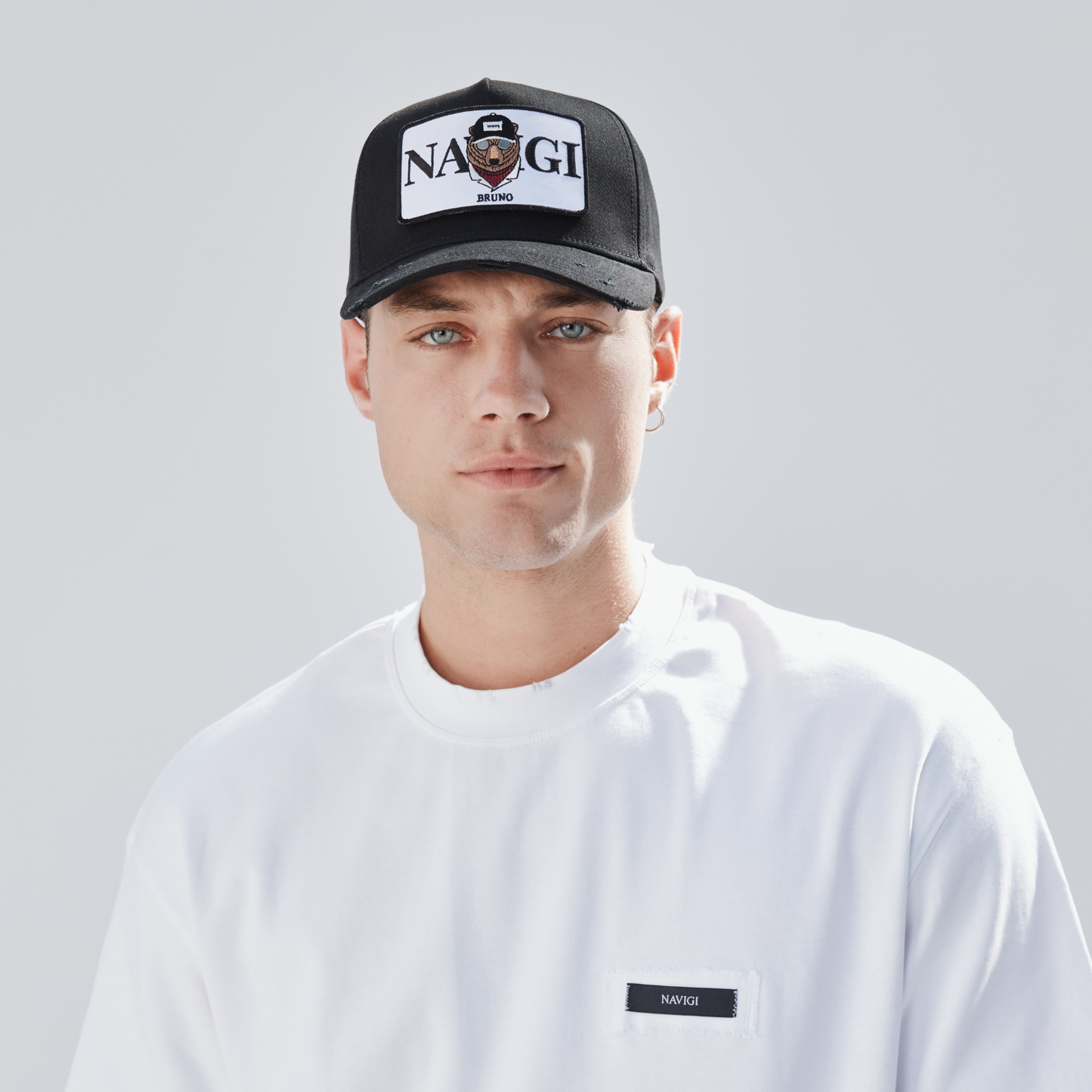Baseball Cap Black mit wandelbarem Patch