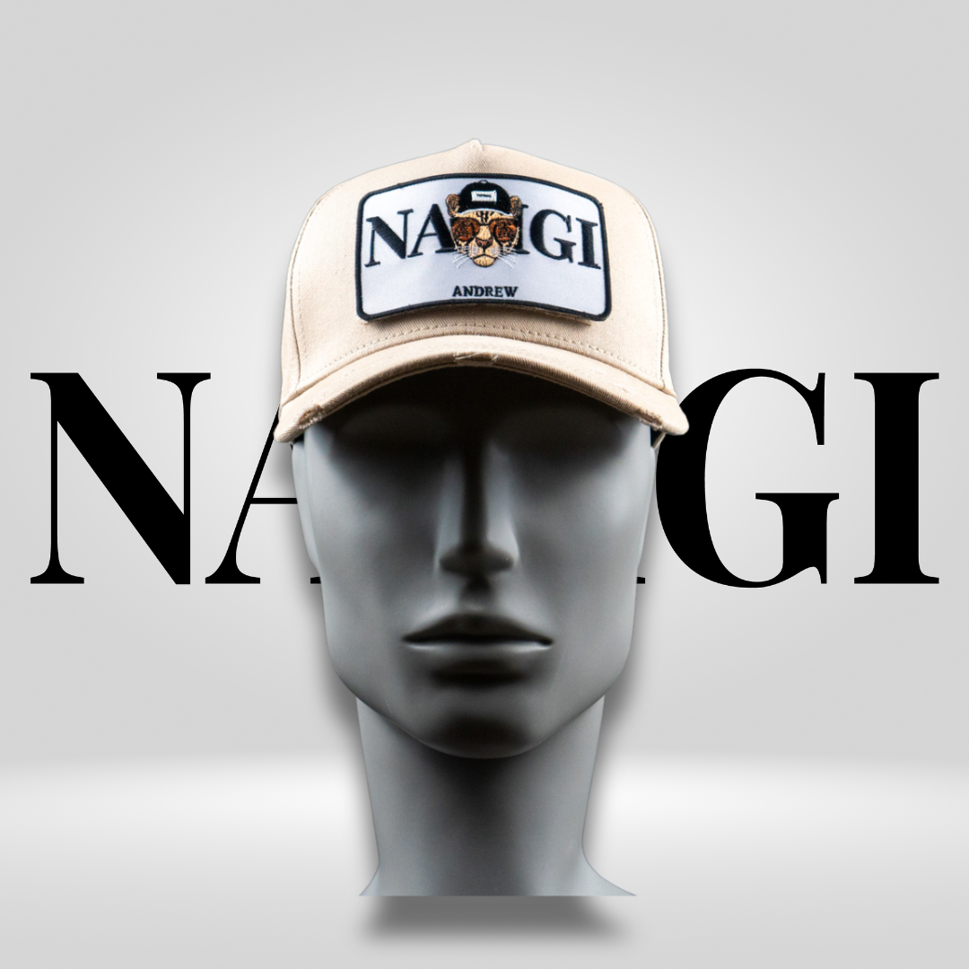 Baseball Cap Beige                      mit wandelbarem Patch