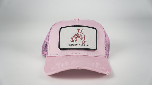 Trucker Cap Rose Howdy Austria Inverted Chicken