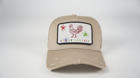 Trucker Cap Beige Howdy Austria ART