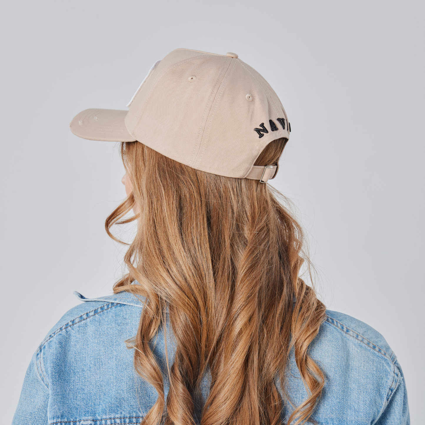 Baseball Cap Beige                      mit wandelbarem Patch