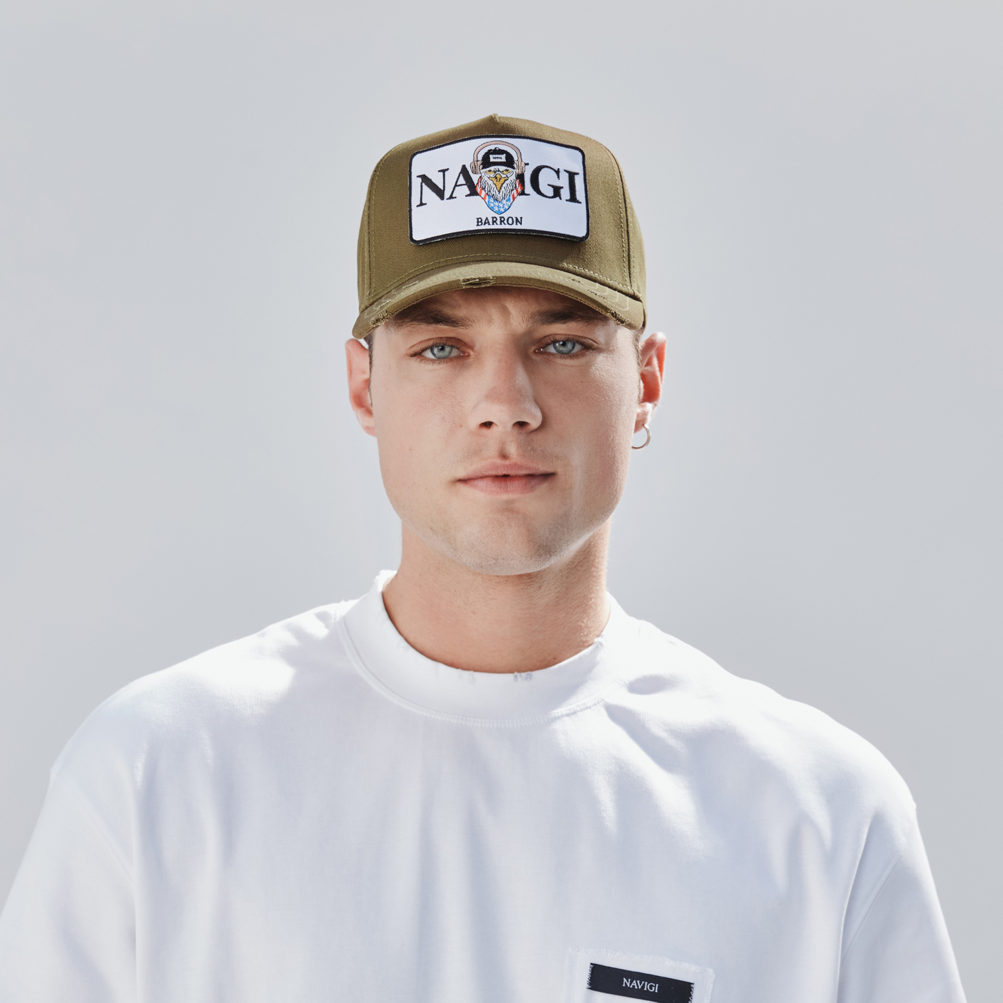 Baseball Cap Army Green             mit wandelbarem Patch